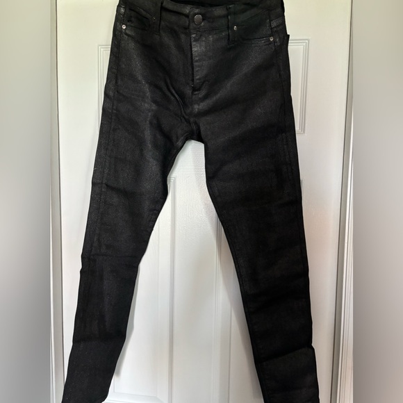 AG Jeans Farrah High-Rise Ankle metallic black - Picture 3 of 6